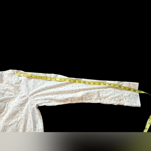 Men Goodfellow & Co Black & White Dandelion Seed Long Sleeve Button-Down Size L - Picture 6 of 8